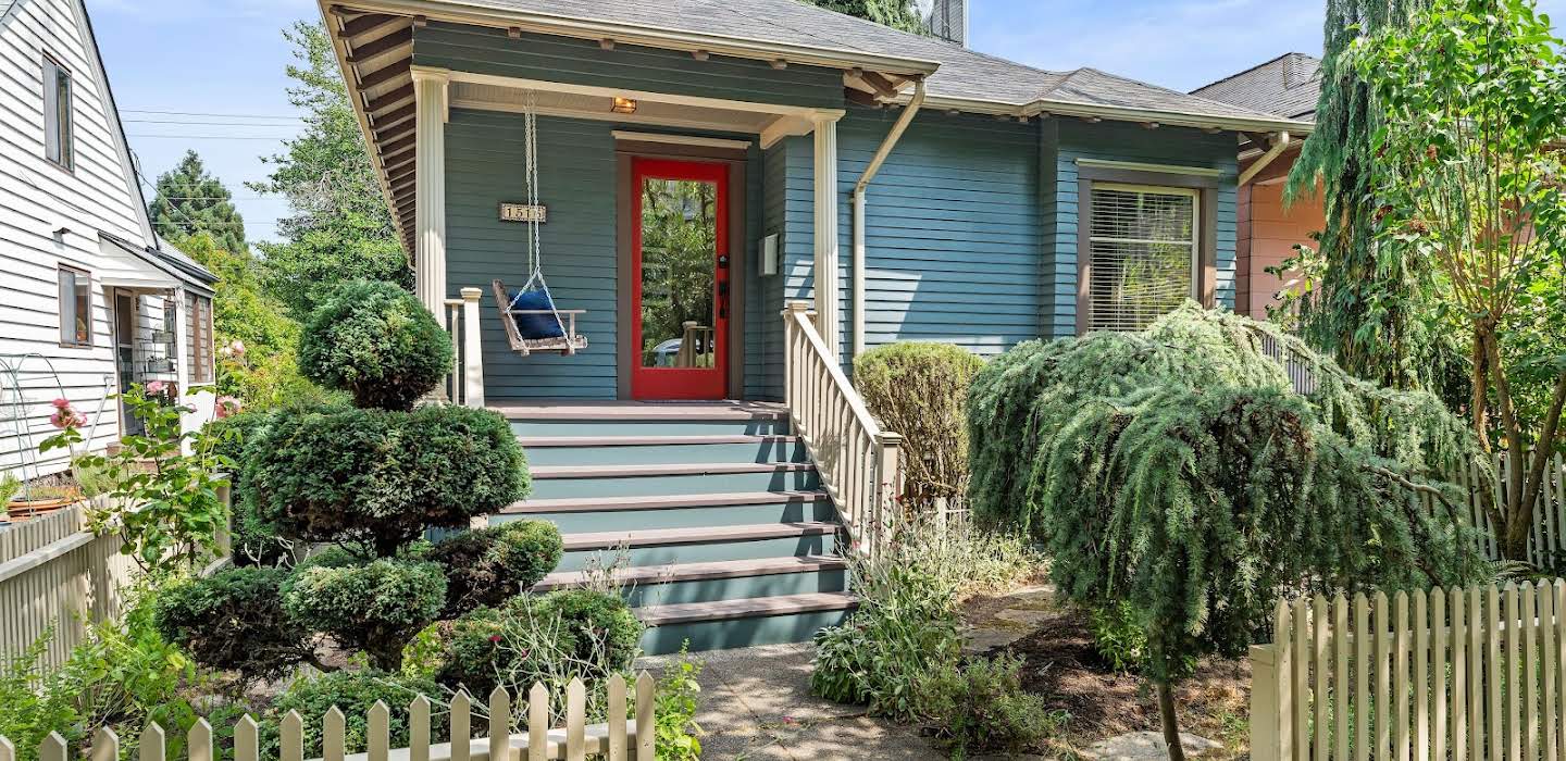 House with garden